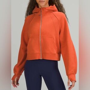 Lululemon Scuba Oversized Full-Zip M/L Canyon Orange